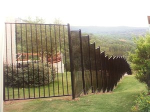 Ornamental Wrought Iron Fence in Austin TX